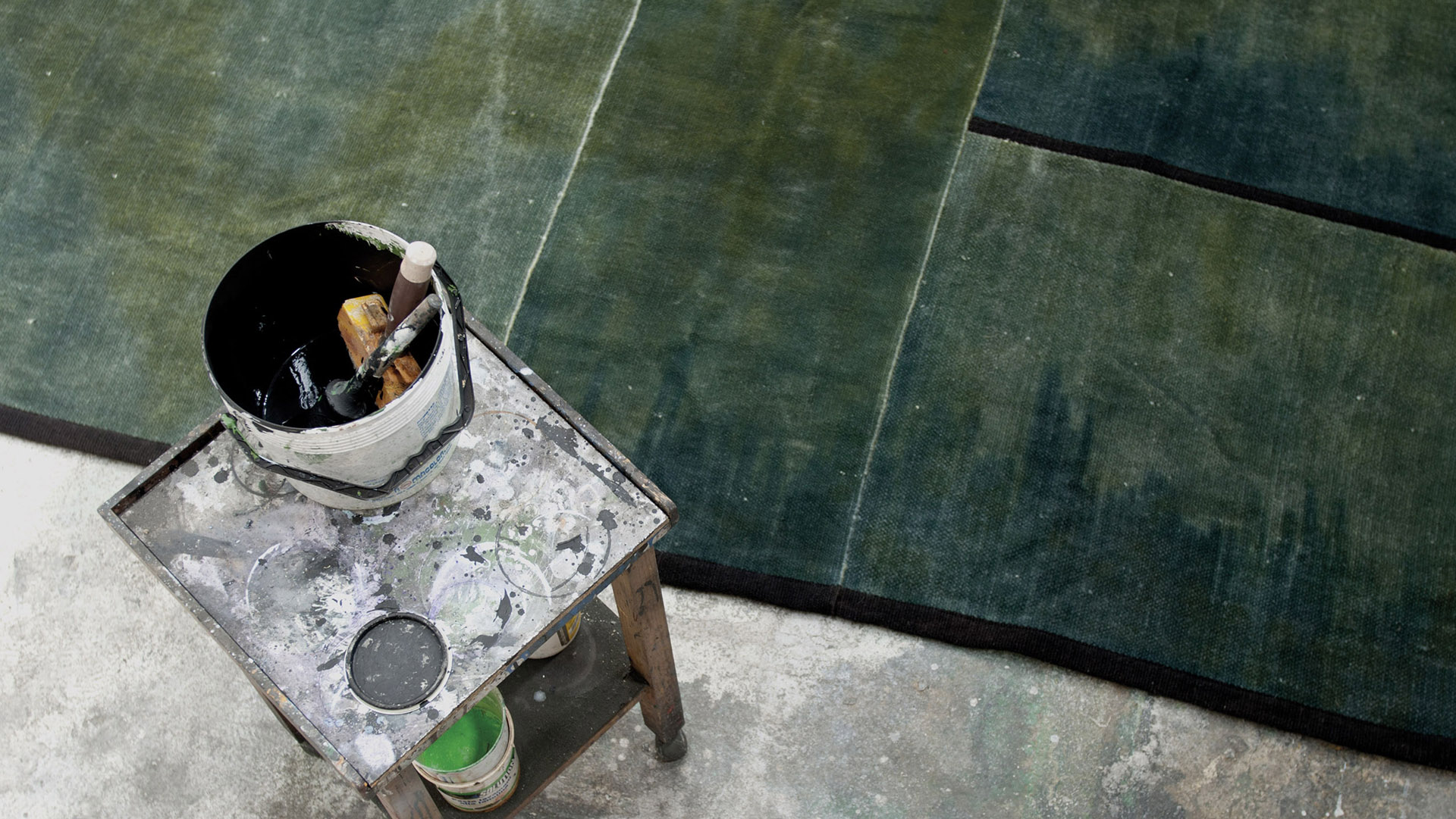 Modern handmade wool rugs for the living room